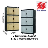 DIY Plastic Storage Wardrobe Cabinet Modern Series 3Tier Storage Cabinet Drawer/Twd242/3
