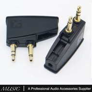 For Bose QC15 QC3 Headset Aircraft Plug QC25 QC35 QC20I Noise-cancelling Headset Aviation Audio Adap