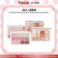 Jill Leen Pretty & Beauty 12 Shades Eyeshadow Palette Jillleen 猪猪侠 花花蝴蝶盘十二色眼影盘