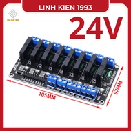 Module 8 relays ssr 24v black solid body relay G3MB 202P