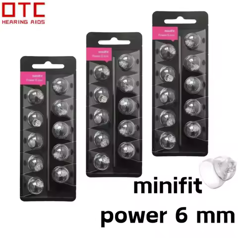 Oticon miniFit power 6mm power domes for Oticon hearing aids hearing aid accessories hearing aid ear