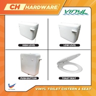 Vinyl LOW/HIGH/PUSH BUTTON plastic Cistern Lift Up Valve 6L Complete Low Level Cistern Toilet