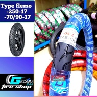 MONTOR TIRES 250-17atau 70/90-17 motorcycle tires r17 duck tires r17 tires flemo tires revo tires r1