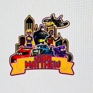 Cistom made Cake Topper NEW DESIGN/LAYOUT
