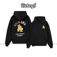 Dodgers Logo Hoodie - High Quality Cotton Felt Fabric - Loose Form - Ribkey$.
