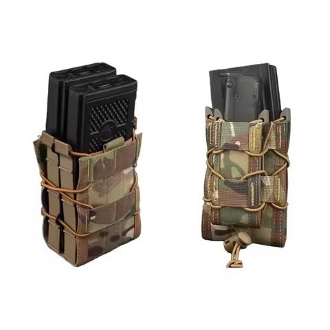 Tiger V1 Rifle AR 5.56 .233 AK 7.62 .308 Mag Pouch Pistol 9mm .40S&W .357 .45 Mag Carrier Airsoft Ma