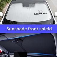 1pcs Lexus car Sunshade Wind Screen Foldable Car Front Sun Block Car Window Sun Shade for   ES 250 L
