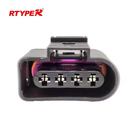 4Pin Ignition Coil Wire Harness Plug Auto Waterproof Connector 1J0973724 For VW Audi A4 A6 Q5 Q3 Q7 