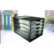 Toyogo 5 Tier A4 Office Desktop Drawer/ Laci A4
