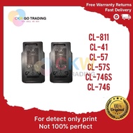 Cartridge 811/41/57/57s/746/745s refilled catridge for detect only(Printout not nice)