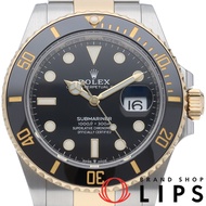 勞力士潛航者日曆型腕錶 126613LN，附原廠錶盒、保固卡，18K黃金/不鏽鋼材質，男士腕錶，黑色錶盤，拋光處理，成色極佳 [二手]