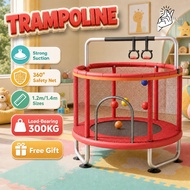 Trampoline Kids Murah Jumping Trampolin Mainan Lompat Lompat Kanak Kanak Trampoline Besar Indoor Kid