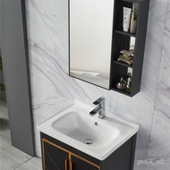 ‍🚢Bathroom Alumimum Bathroom Cabinet Combination Wash Basin Cabinet Bathroom Cabinet Washstand Mirror Cabinet Integrated