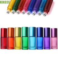 KIKO2E Essential Oil Roller Bottles Travel Colorful Roller Ball Vial Sample Bottles Cosmetic Contain