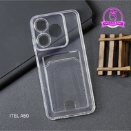 Itel A50 Clear Card Case Card Slot Case Itel A50BENING