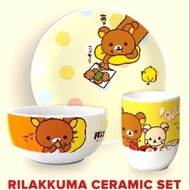 Rilakkuma Ceramic Plate Set (RM80 worth)