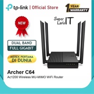 Tp-link Archer C64 AC1200 Wireless MU-MIMO WiFi Router Resmi