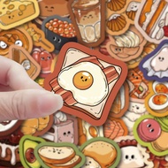 A Food Room Gourmet Small Expression Graffiti Stickers High-value Cartoon Creative Decoration Deskto