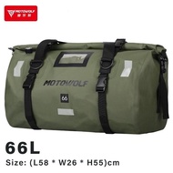 MOTOWOLF Riding Waterproof luggage handbag SADDLE Bag 40L 66L Motorcycle Travel Dry Duffel Bag