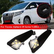 Top!-2PCS LED Rearview Puddle Light Under Side Mirror Welcome Lamp for Toyota Alphard 20 Series Vellfire II