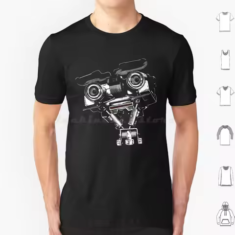 Input ! T Shirt Men Women Kids 6xl Johnny Five Johnny 5 Short Circuit 80s 1980s Sci Fi Horror Movie 