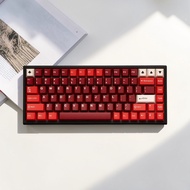 GMK Jamon Red Keycaps ABS Double Shot Cherry Profile 163 Keys Mechanical Keyboard Keycap