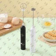 尚野家 - 電動手持奶泡器【3檔調速|無線充電|黑色】無線牛奶咖啡起泡器 奶油攪拌器 USB充電打奶器 不銹鋼奶泡器 便攜自動攪拌器 -HC2853-BK