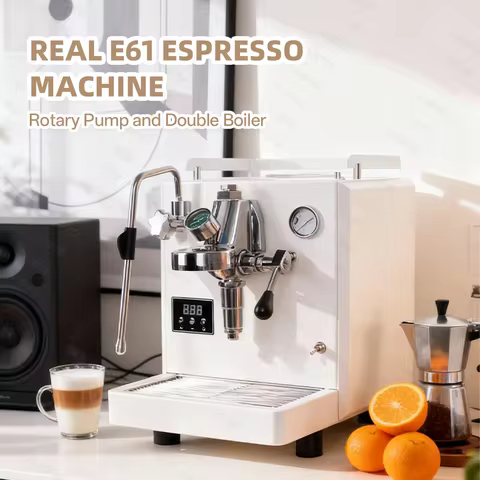 CAFOVO E133 Real E61 Group Head Espresso Machine Rotary Pump Dual Boiler PID Temperature Control Sem