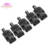 5PCS IEC C13 Power Plug Connector C13 Female Plug Power Adapter Connector 3 Pin Power Socket 250V 10