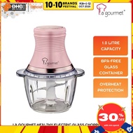 La Gourmet Healthy Electric Glass Chopper GC10 1.0L BPA Free Glass Container Overheat Protection GC2