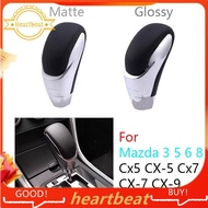 [Hot-Sale] Car Gear Shift Knob Leather Gear Shift Head for  3 5 6 8 Cx5 -5 Cx7 -7 -9 Lever Shifter S