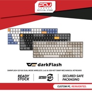AIGO DARKFLASH GD100 DUAL MODE WIRELESS 2.4G & USB HOT SWAP MECHANICAL KEYBOARD (K Yellow Switch)
