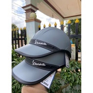 Vespa leather belt helmet for men and women (genuine company)