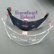 KYT RC7 HELMET SPOILER GPR Acrylic MODEL CLEARSMOKE