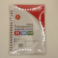 Astar Penutup PVC A4 / Binding Cover A4 Transparent/A4 PVC Cover 100PCS (PC018)