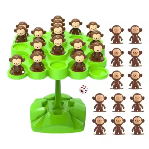 Monkey Balance Tree Focus Balance Training Toys Folding Music Series Interactive Board Game