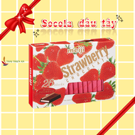 Socola dâu tây MEIJI Nhật Bản 26 viên thanh 120gr - Strawberry Chocolate