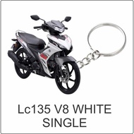 lc135 white lc135 v8 lc135 fi white 2d keychain