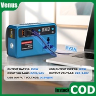 Pure sine wave Inverter Portable Power DC 12V To 220V For Home Application Inverter with 3 USB Ports