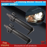2Pcs Front Headlight Cleaning Washer Nozzle 6438P1 6438F3 for  307 207 607  C4 C5 Headlamp Wiper Jet