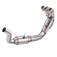 Motorcycle Exhaust Escape For MT09 MT-09 Tracer 9 900 GT XSR900 2020-2023 Front Link Pipe 51mm Muffl