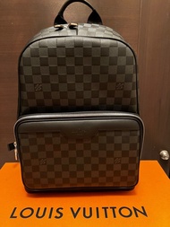 LV Black Damier Infini Leather Campus Backpack 背囊
