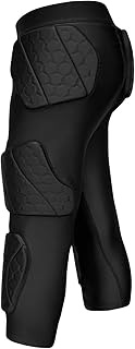 7 Pad Girdle Football Youth Football Girdle Youth Boys with Knee Integrated Hip Tailbone Thigh Pads-