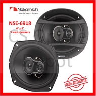 Nakamichi NSE6918 - 6x9" 3 Way Coaxial Speakers 260W | Car Speaker | Speaker Kereta | 6x9 | NSE 6918
