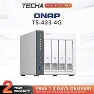 QNAP TS-433-4G | Quad-core Processor | 4 GB DDR4 RAM | 2.5GbE Network | 4-Bay Desktop NAS