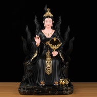 [Xinh đẹp] Đồng sắc cửu vĩ hồ thần tượng phụng nhựa cây nam hồ nữ hồ nương tượng thể chân thân trang