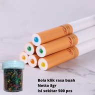 BOLA BOLA KLIK RASA MIX BUAH MINT KEMASAN 8 gr ISI SEKITAR 350-400 BUTIR
