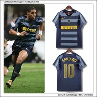 04-05 Inter Milan Retro Soccer Jersey ADRIANO Milan Third Vintage 2004 2005