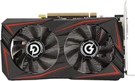 Rx 550 4gb Graphics Card, GDDR5 128 Bit Computer Pc Gaming Video Graphics Card GPU with DP/HDMI/DVI Output Port Pci Express 2.0 Plug and Play Dual Air Cooling Computer Graphics Cards