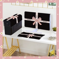 3 Pcs Set Korean Style Crystal Velvet Computer Cover Desktop Computer Monitor Dust Cover Cute Household Laptop Protective Cover 32-inch